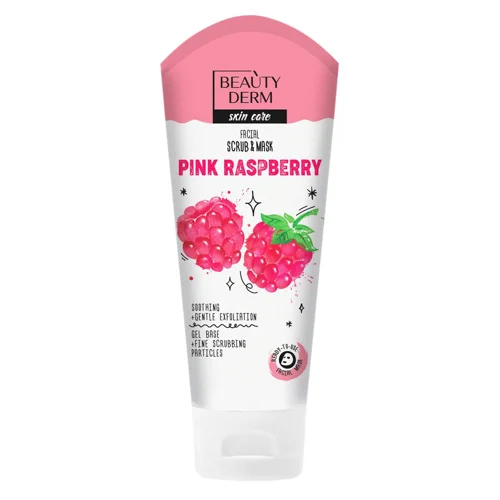 Маска-скраб для обличчя Beauty Derm Pink Raspberry 75мл