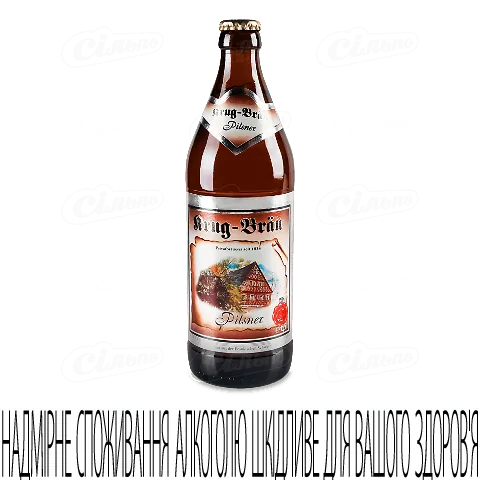 Пиво Krug-Brau Pilsener світле, 0,5л