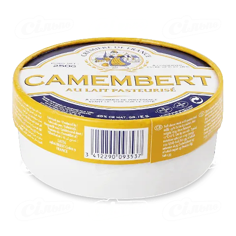 Сир Cremiere de France Laita «Камамбер» 45% з коров'ячого молока, 250г