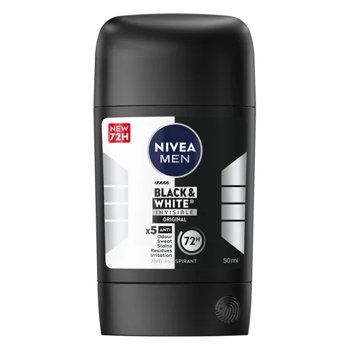 Антиперспірант твердий Nivea Men Black & White 50мл