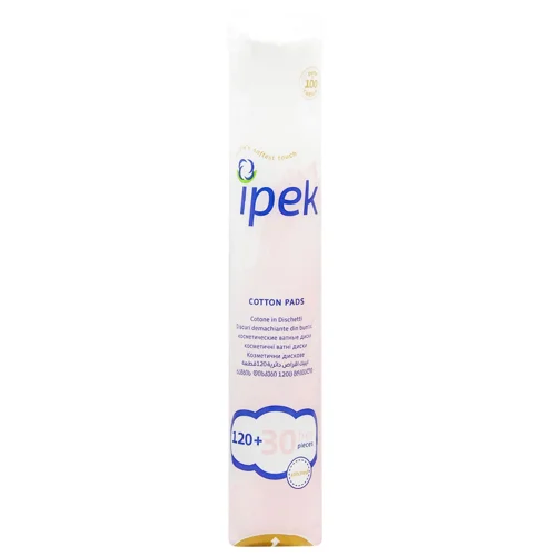 Ватні диски Ipek 120+30шт