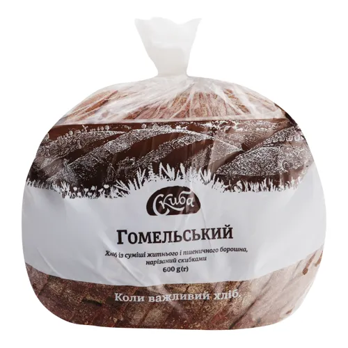 Хліб нарізний Гомельський Скиба м/у 600г