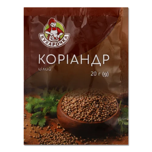 Коріандр Цілий, Вищого Ґатунку, 20 Г