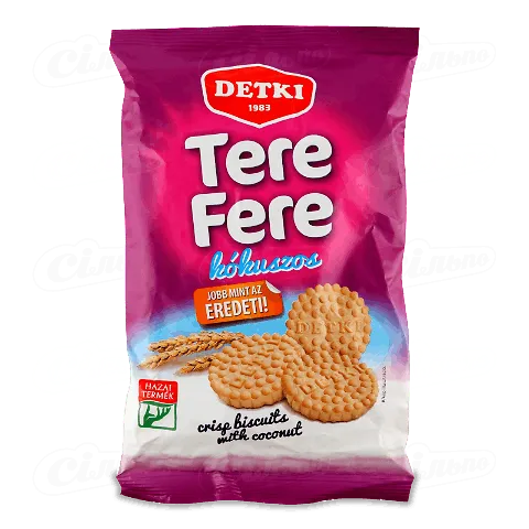 Печиво Detki Tere-Fere хрустке з кокосом, 180г