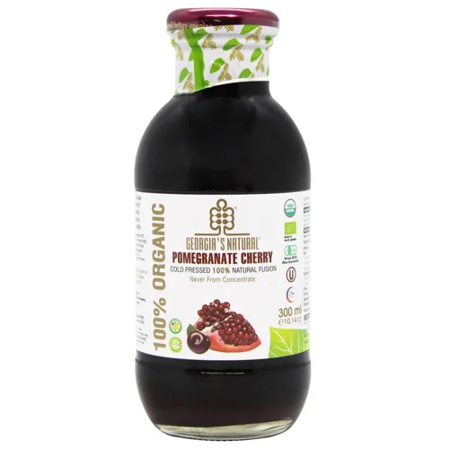 Сік Georgia's Natural гранат-вишня органічний 0,3л