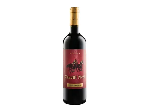 Вино Cavalli Neri Rosso Italiano Напівсолодке 0.75л 12%