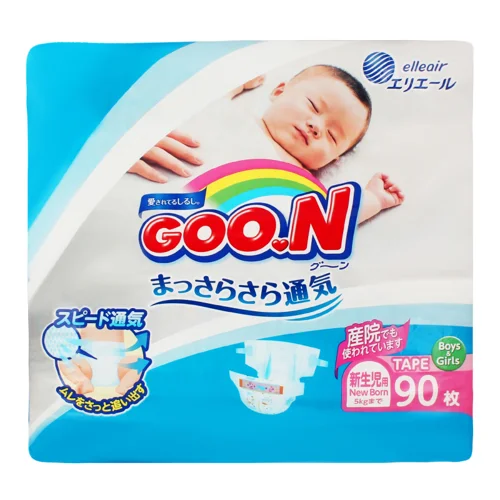 Дитячі Гігієнічні Підгузки Goo.N, 5 кг, 90 шт, в/ґ