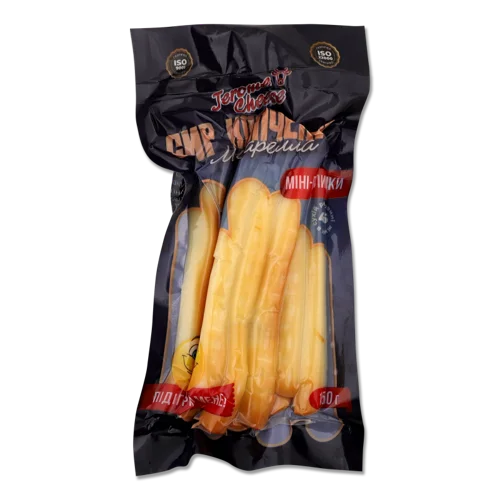 Сир 45% Копчений Міні-Палички Моцарелла Jerome Cheese В/К 150г