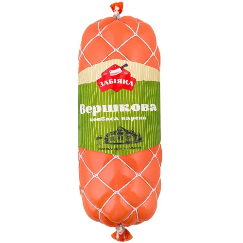 Ковбаса Забіяка Вершкова варена вищий сорт
