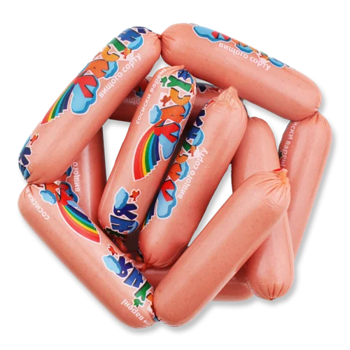 Сосиски Варені Ласуня Роганський М'ясокомбінат в/ґ, кг