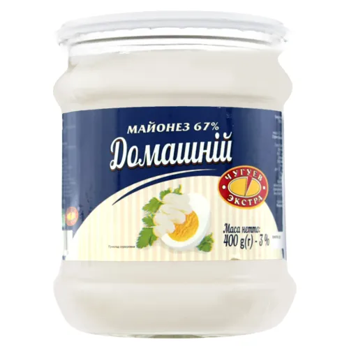 Майонез 67% Домашній Чугуев продукт с/б 400г