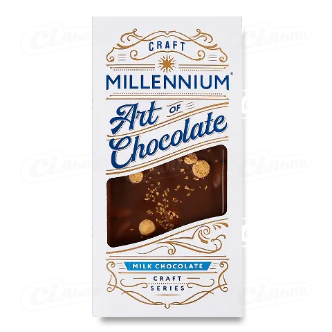 Шоколад молочний Millennium Craft Series мигдаль-печиво амаретті, 100г