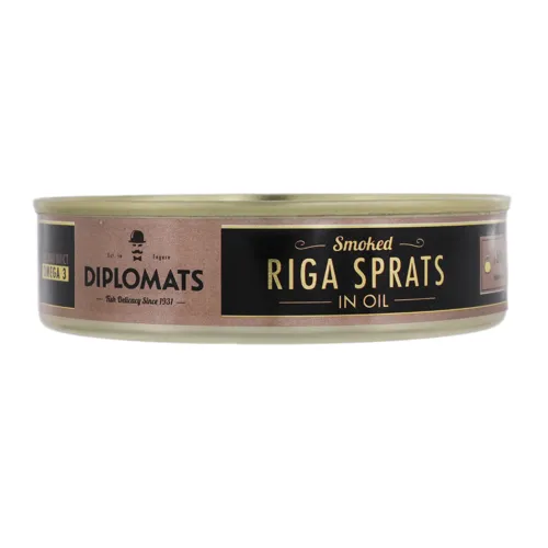 Шпроти в олії Rigas Sprats Diplomats 160г