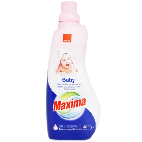 Концентрирований пом'якшувач Sano Maxima для тканини 1л