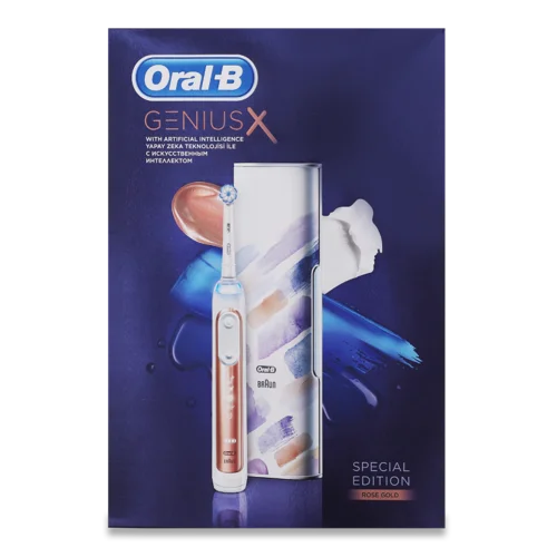 Зубна Щітка Електрична Genius X Oral-B Rose Gold Special Edition, 1шт