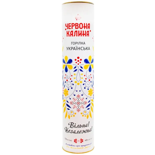 Горілка Червона Калина у тубусі 0.7 л 0.7 л
