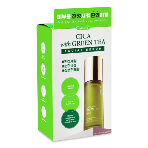 Сироватка для обличчя Cica з Зеленим Чаєм, Skin627, 50мл