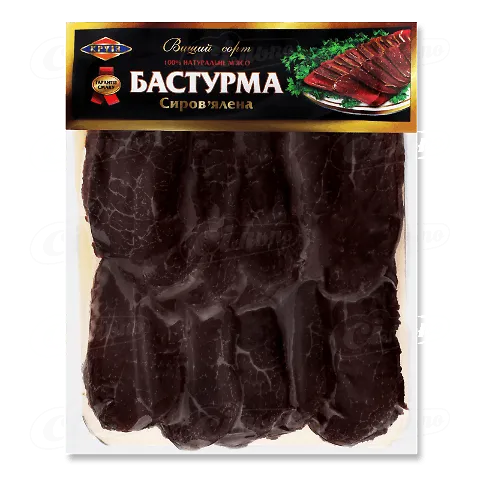 Бастурма «Круїз» «Пряна» вищого ґатунку, нарізка, 80г