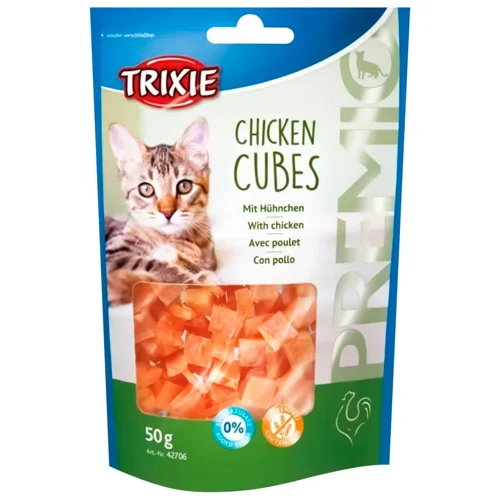 Ласощі для котів Trixie Premio Chicken Cubes з куркою 50г