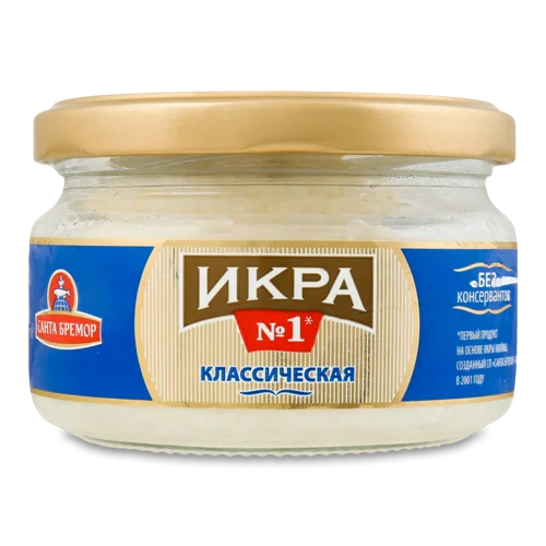 Ікра Рибна Класична, Санта Бремор, с/б 160г