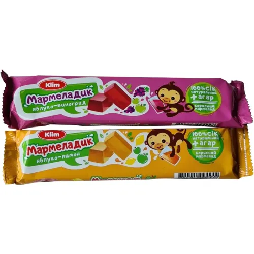 Мармелад Klim Мармеладик фруктовий мікс 39г