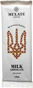 Молочний шоколад Mulate Limited 52%, 90г