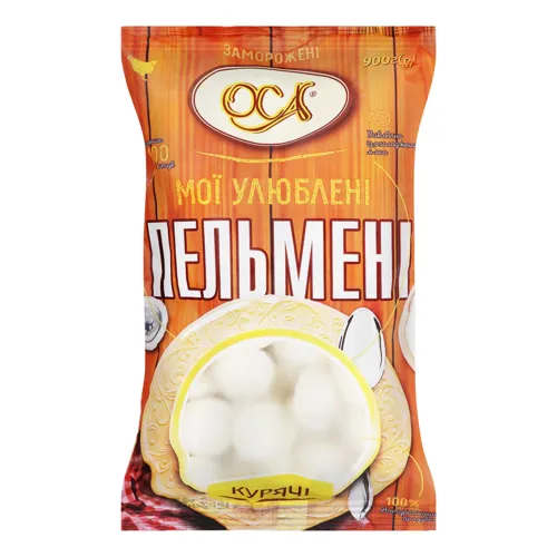 Пельмені Курячі Оса м/у 900г
