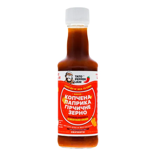 Соус Копчена паприка-гірчичне зерно Tato Pepper Jam с/пл 210г