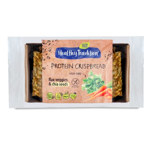 Хлібці Льон-Овочі-Насіння Чіа Healthy Tradition, м/у 40г