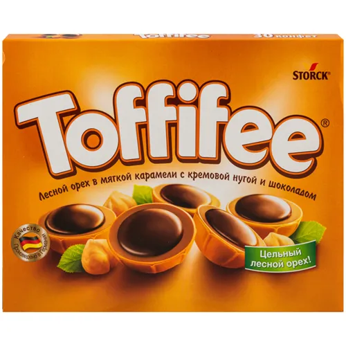 Цукерки Storck Toffifee з лісовим горіхом та нугою 250г