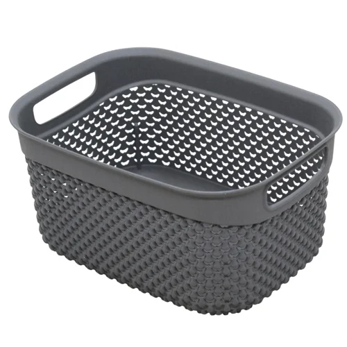 Кошик Ucsan Plastik Drop 1,5л сiрий металiк