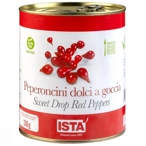 Перчики крапля Ista червоні солодкі 780г