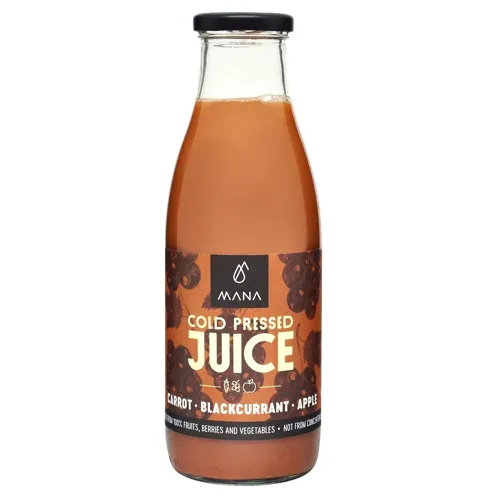 Сік Mana Морква, яблуко, чорна смородина 0,75л