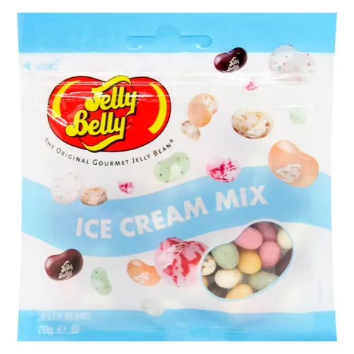 Цукерки Jelly Belly мікс зі смаком морозива 70г