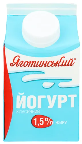 Йогурт 1.5% Яготинський т/п 450г