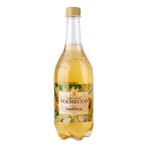 Сидр Виноградний 750мл 5% сухий газований пастеризований, звичайний