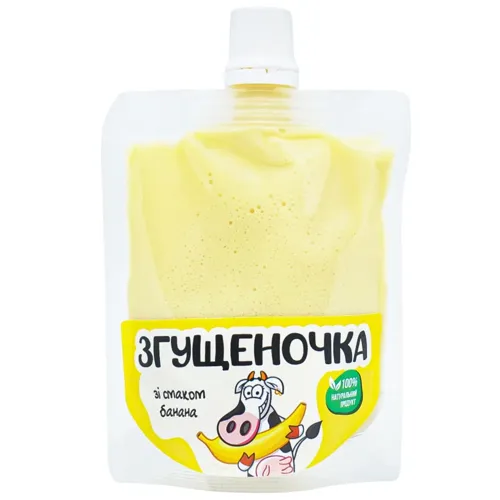 Згущене молоко Згущеночка зі смаком банана 120г
