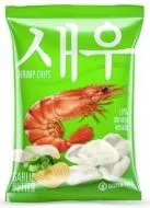 Чіпси креветкові SHRIPS з вершково-часниковим смаком 50г