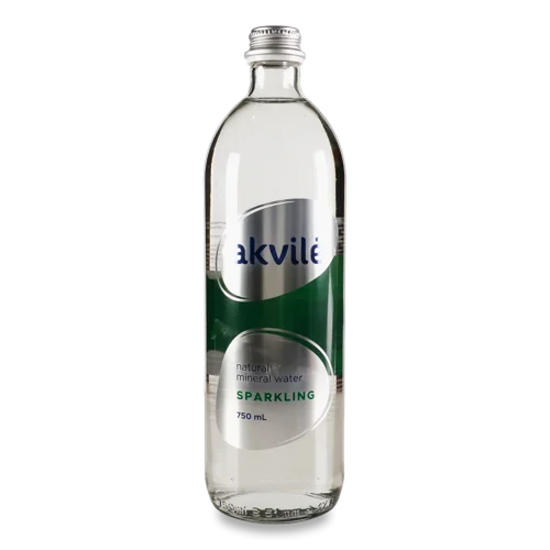 Мінеральна Вода Слабогазована Akvile, п/пл 750 мл