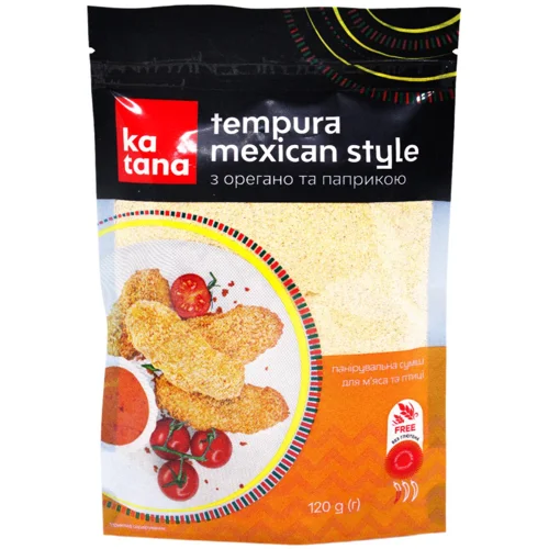 Суміш панірувальна Katana Tempura Mexican Style без глютену 120г