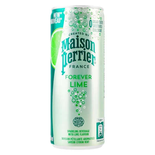 Вода мінеральна Perrier Лайм сильногазована 250мл