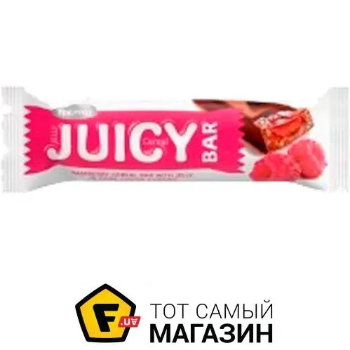 Батончик мюслі з желе Малина в шоколадній глазурі 40г