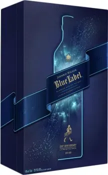 Віскі Johnnie Walker Blue label витримка 25 років 0.7л 40% в подарунковій упаковці з 2-ма стаканами