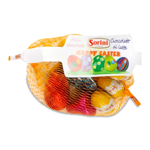 Цукерки Шоколадні Sorini Асорті, в/ґ, У Сіточці, 200г
