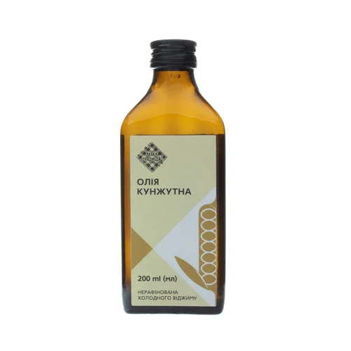 Олія Кунжутна Нерафінована, Холодного Віджиму, 200 мл