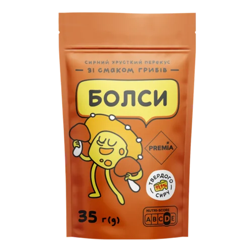 Кульки сирні PREMIA Болси гриби