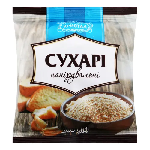 Сухарі панірувальні Кристал м/у 200г