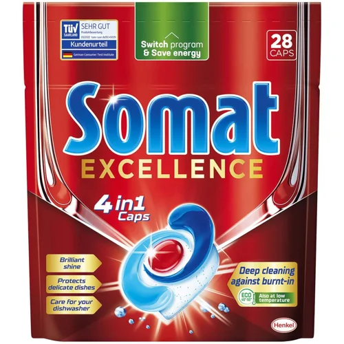 Таблетки для посудомийних машин Somat Excellence 4в1 28шт