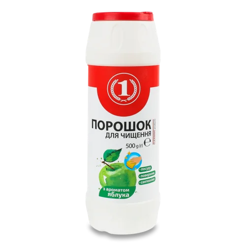 Порошок Для Чищення З Ароматом Яблука ТМ "1" 500г, в/ґ