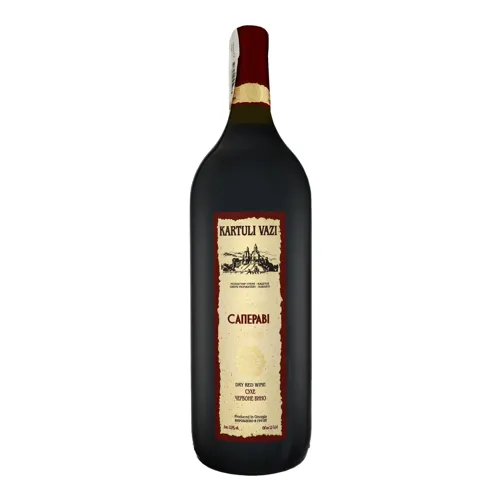 Вино 1.5л 12% червоне сухе Сапераві Kartuli Vazi пл